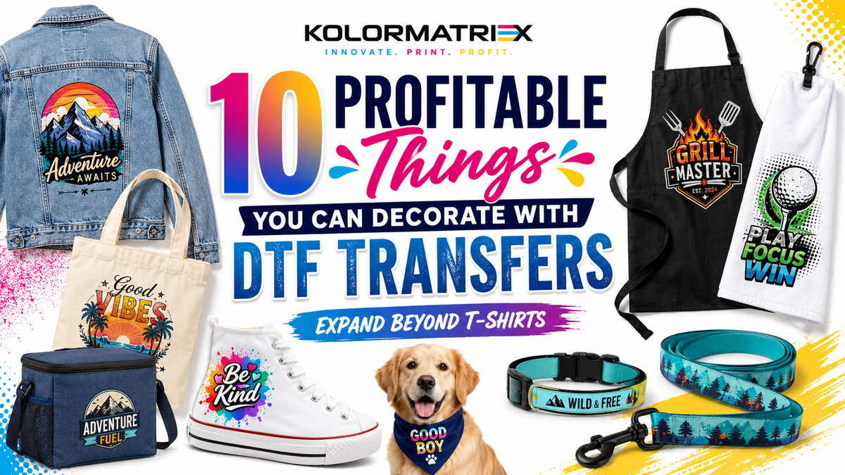 10 Profitable Things You Can Decorate With DTF Transfers