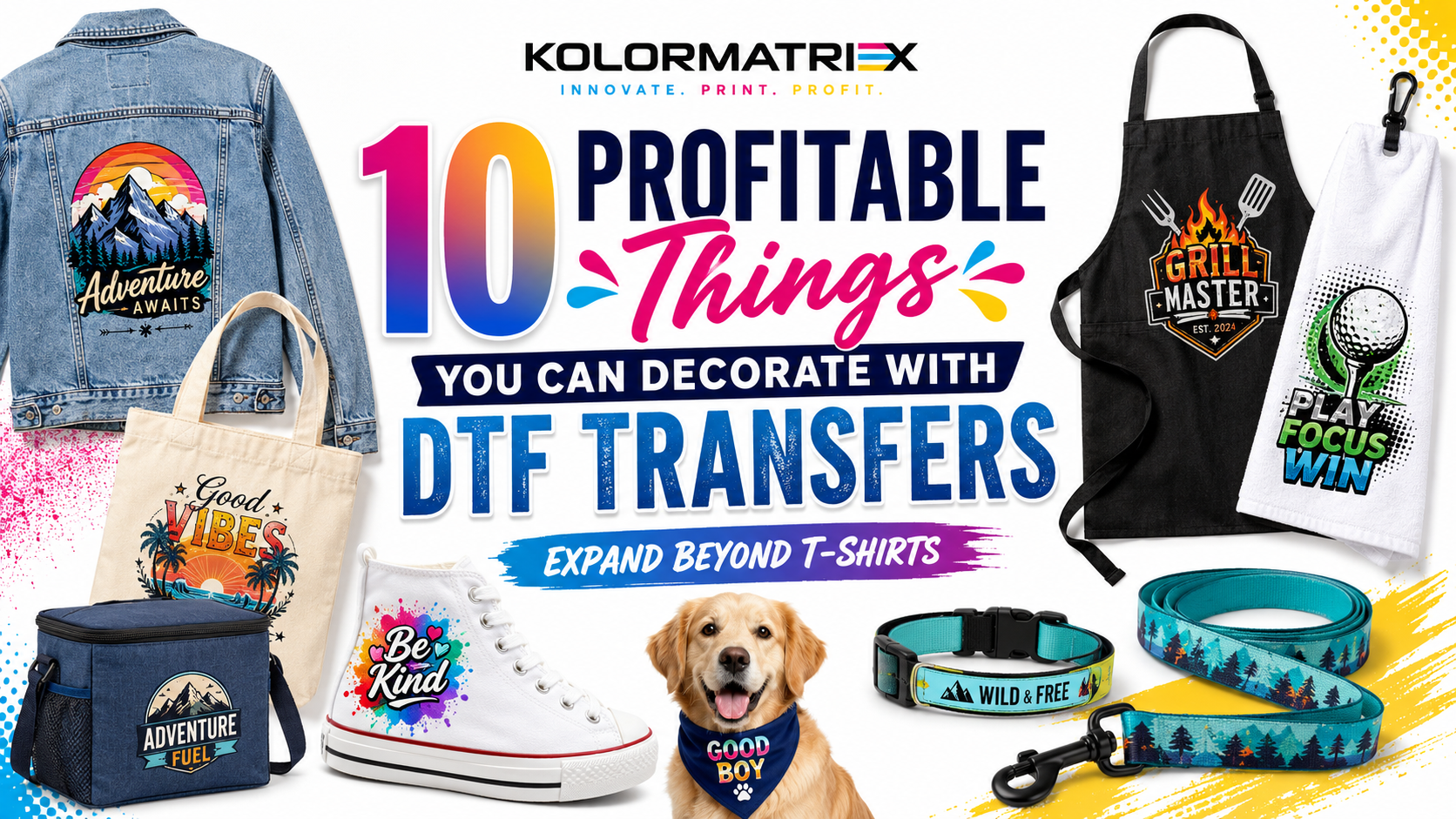 10 Profitable Things You Can Decorate With DTF Transfers
