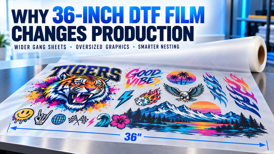 Why 36-Inch DTF Film Changes What Your Shop Can Produce | kolormatrix
