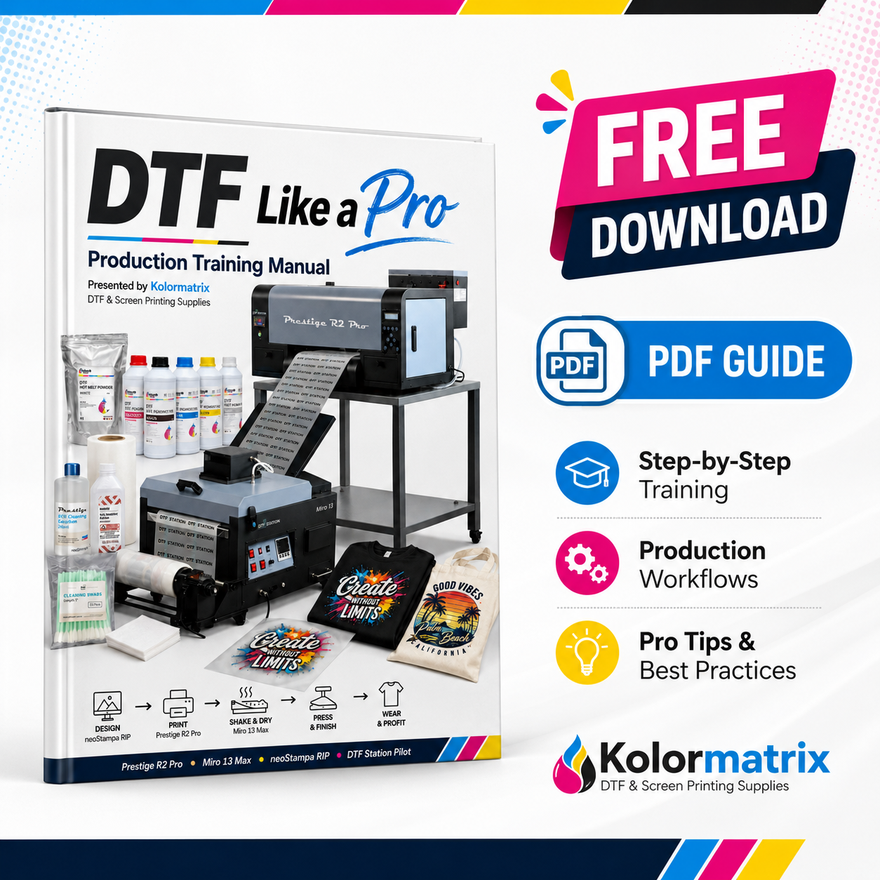 Why We Created a Free DTF Production Training Manual for Print Shops