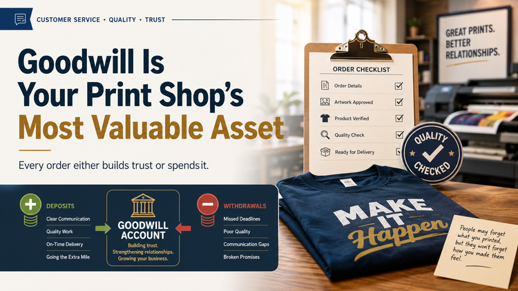Goodwill Is Your Print Shop’s Most Valuable Asset