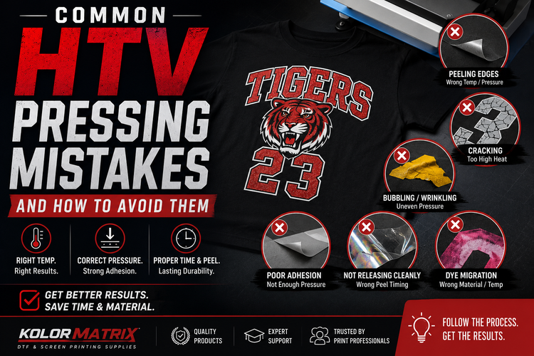 Common HTV Pressing Mistakes and How to Avoid Them