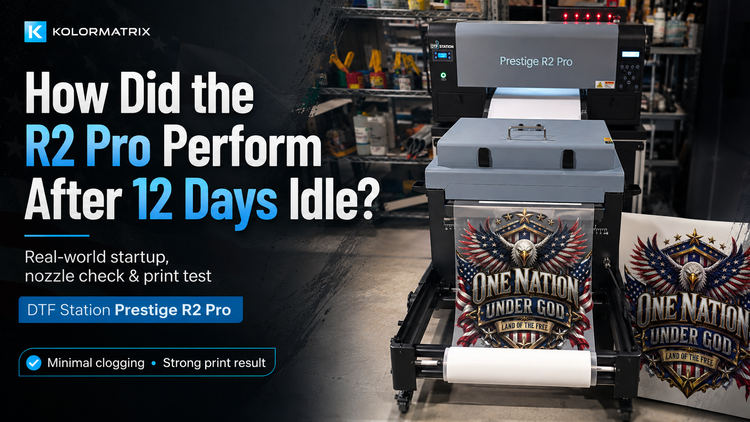 How Did the R2 Pro DTF Printer Perform After Sitting Idle for 12 Days?