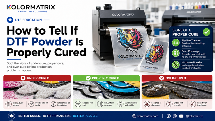 How to Tell If DTF Powder Is Properly Cured
