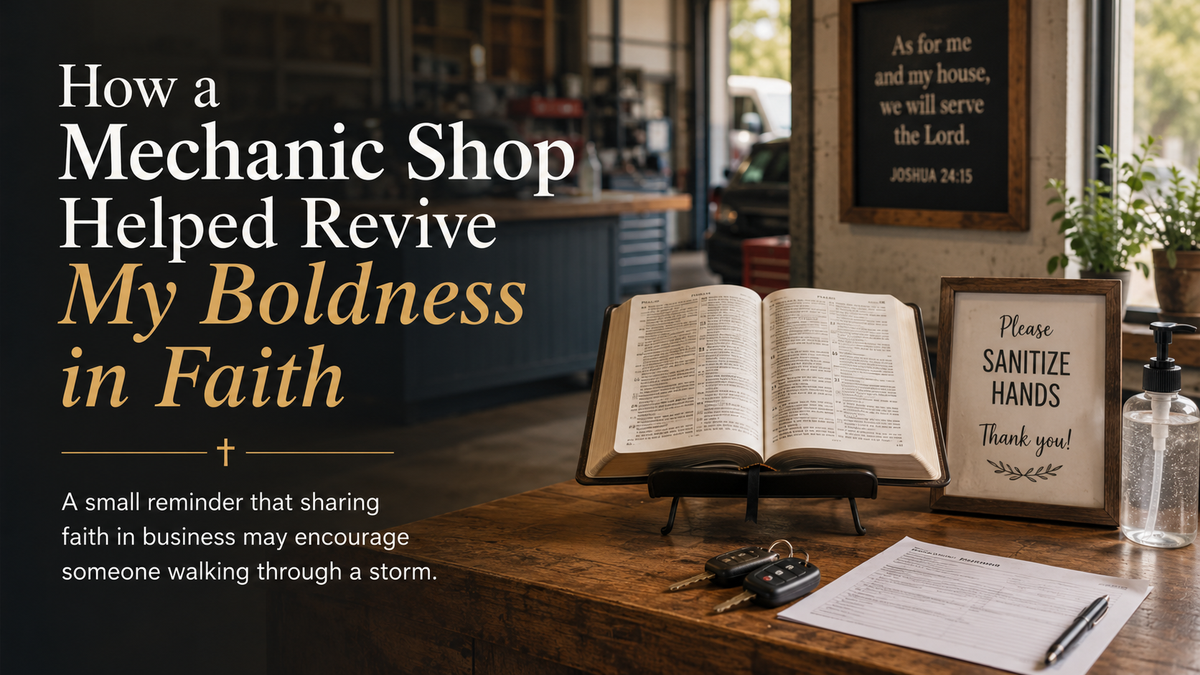 How a Mechanic Shop Helped Revive My Boldness in Faith