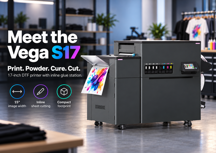DTF Production Without the Production Line: Meet the Vega S17