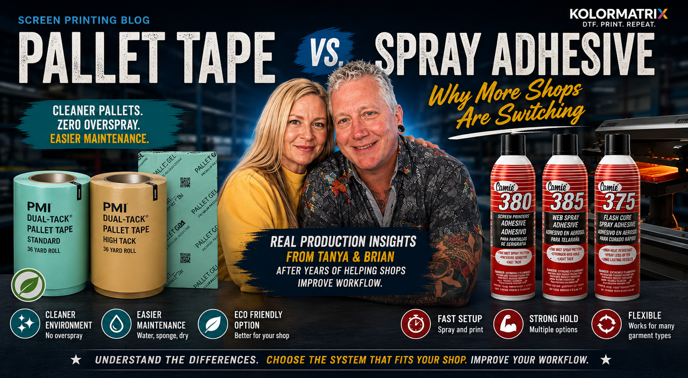 Pallet Tape vs Spray Adhesive: Why Shops Are Switching