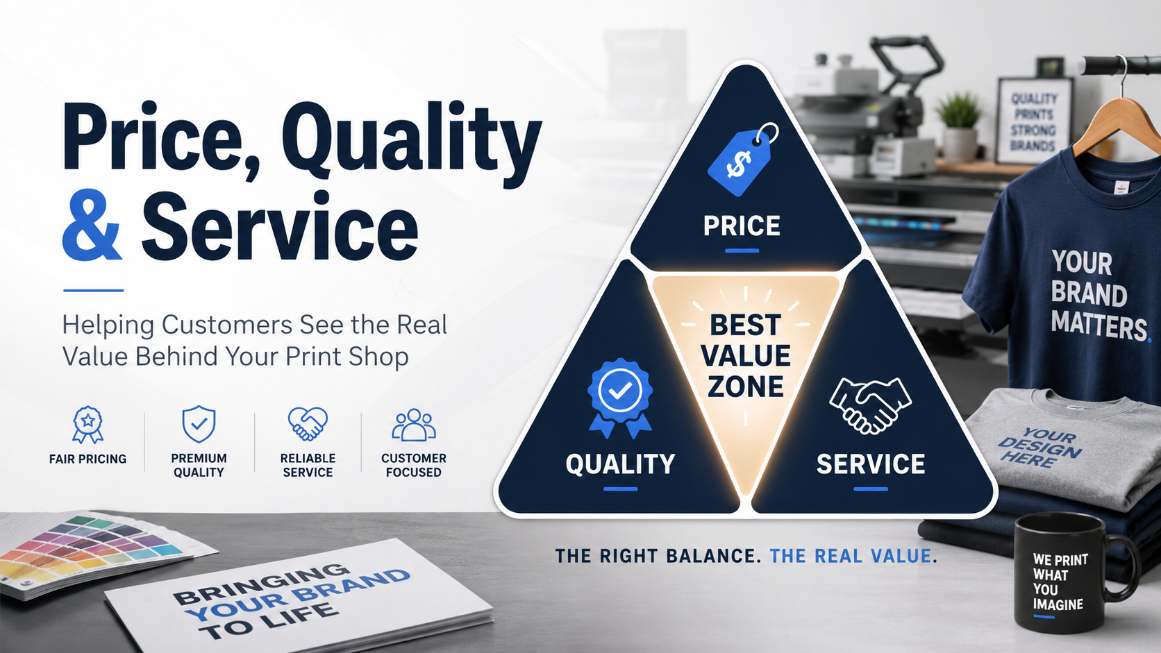 Price, Quality & Service: Helping Customers See the Real Value Behind Your Print Shop