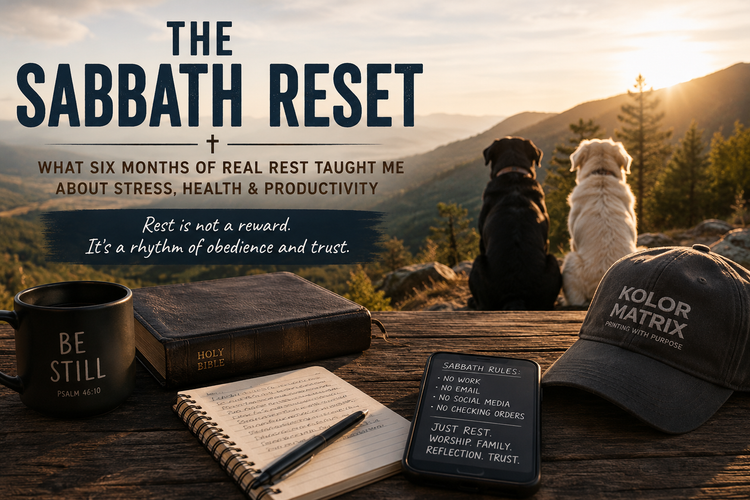 The Sabbath Reset: What Six Months of Real Rest Taught Me About Stress, Health & Productivity