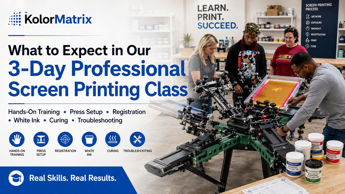 Step-by-Step Guide: What to Expect from Screen Printing Workshops