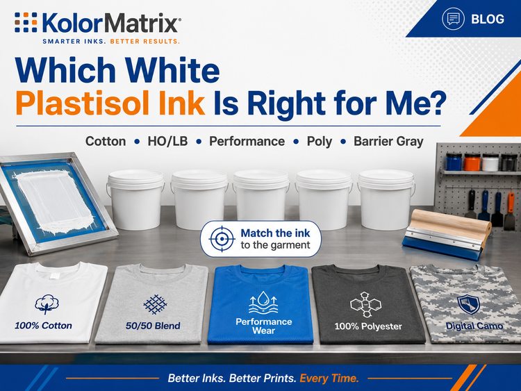 Which White Plastisol Ink Is Right for Me?