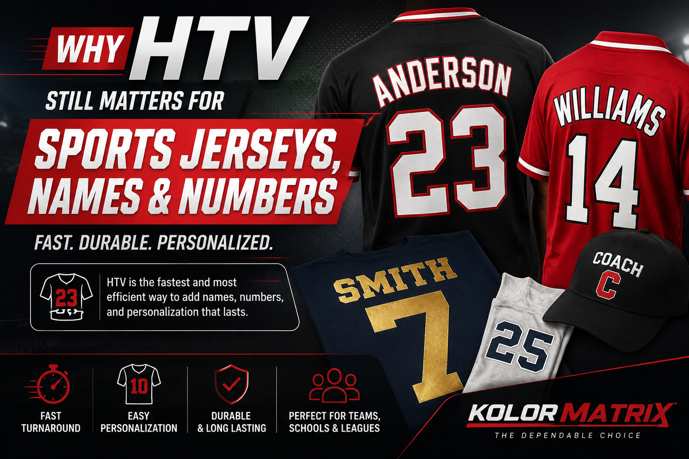 Why HTV Still Matters for Sports Jerseys, Names & Numbers