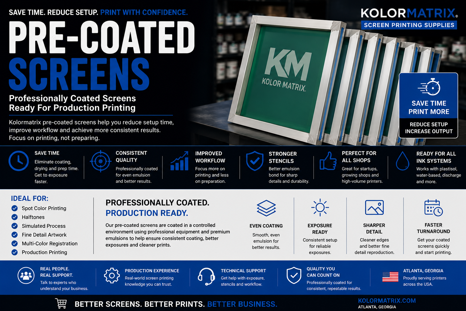 Pre-Coated Screen