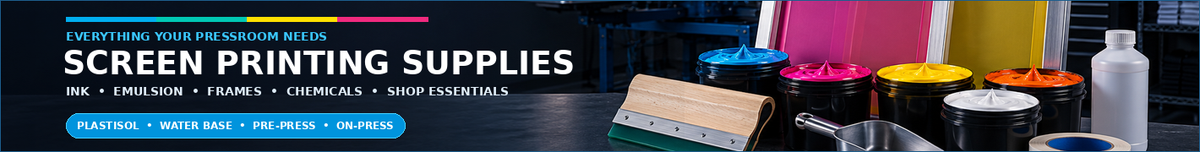 Screen Printing Ink, Frames, Materials & Kits