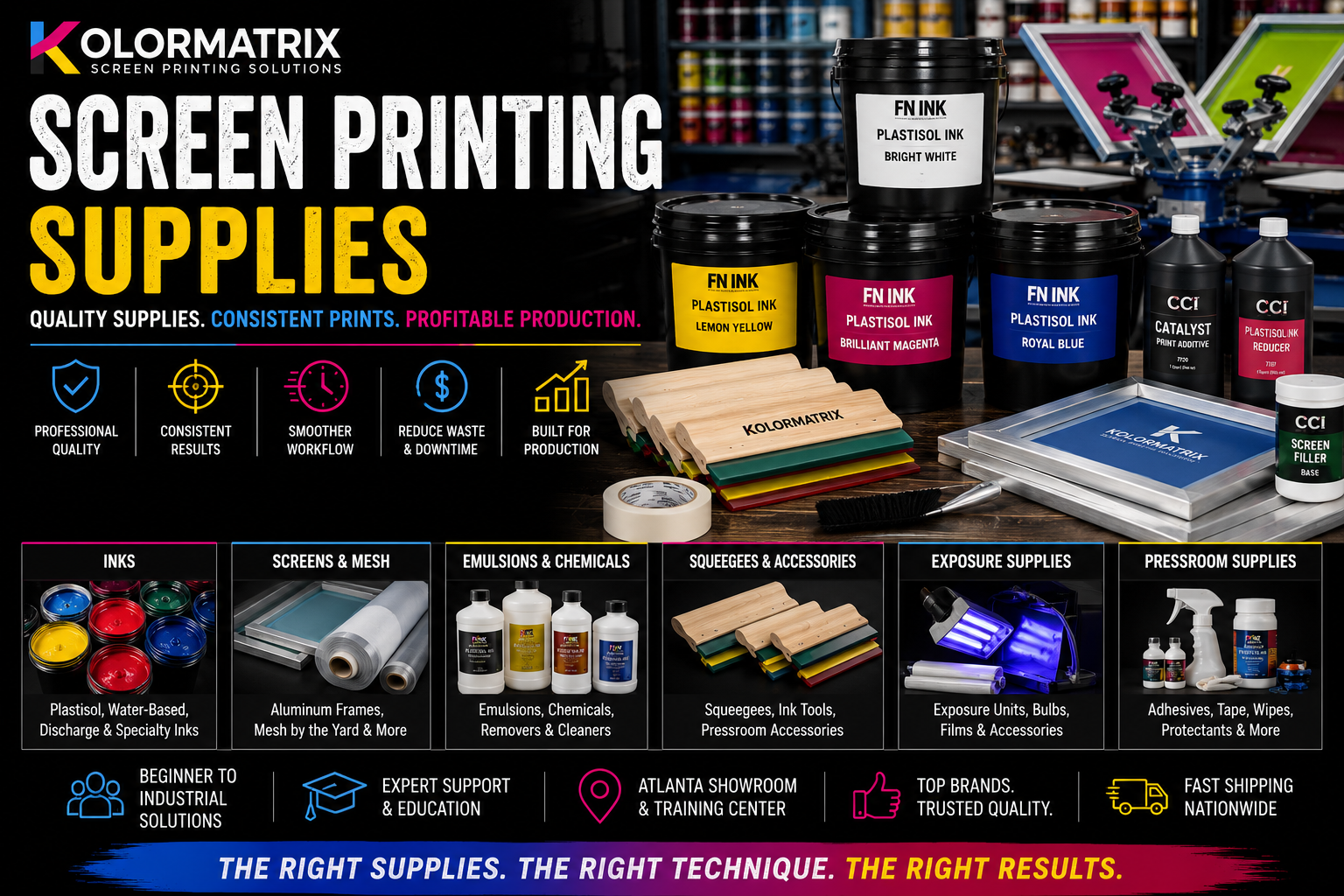Screen Printing Supplies