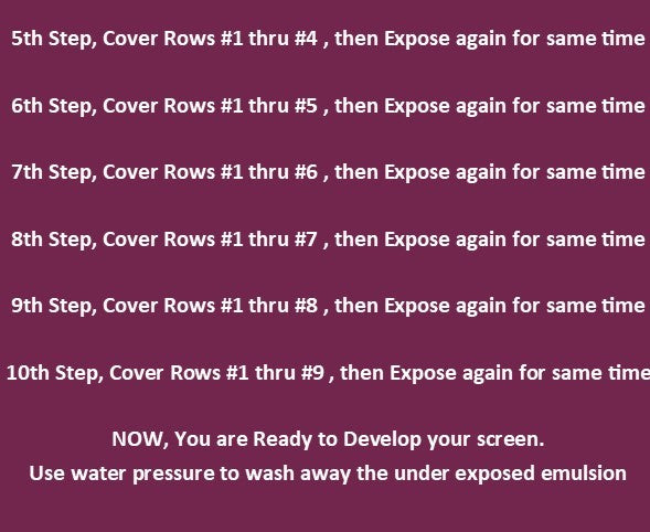 FREE Screen Printing Exposure Calculator