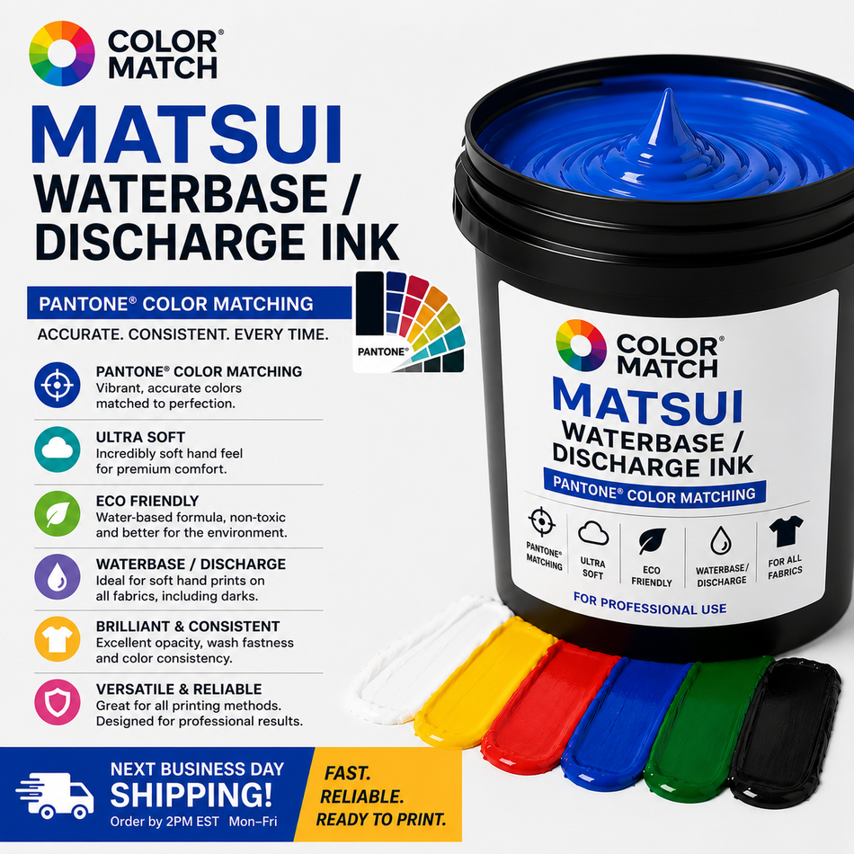 Colormatch Matsui Waterbase / DIscharge Ink