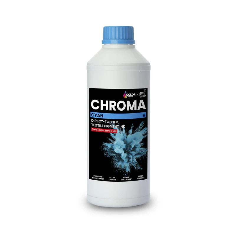 Color Prime Chroma DTF Ink.