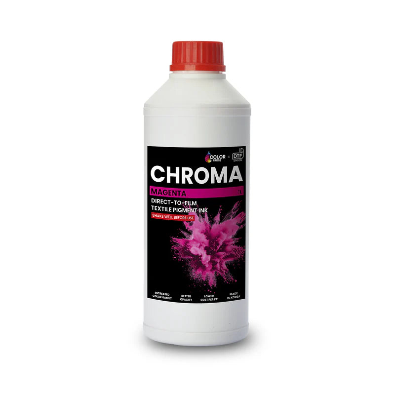 Color Prime Chroma DTF Ink.
