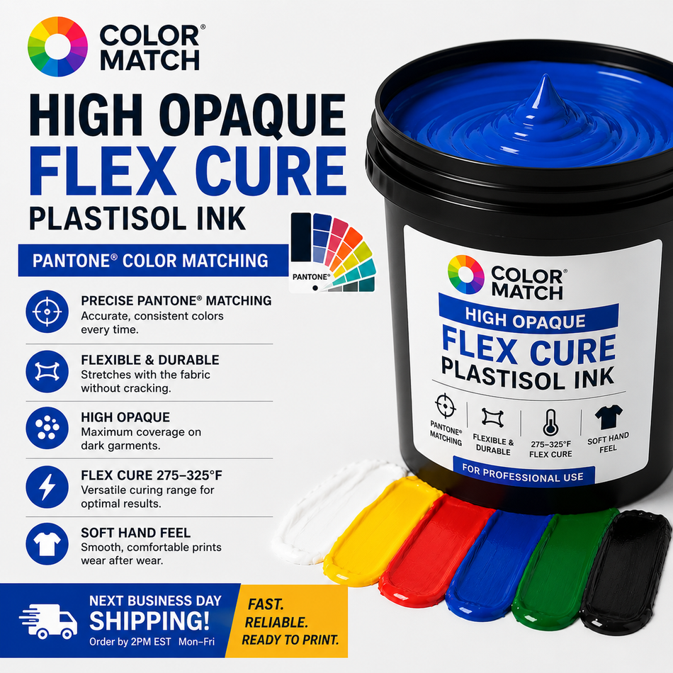 Color Match High Opaque Flex Cure Plastisol Ink for Screen Printing