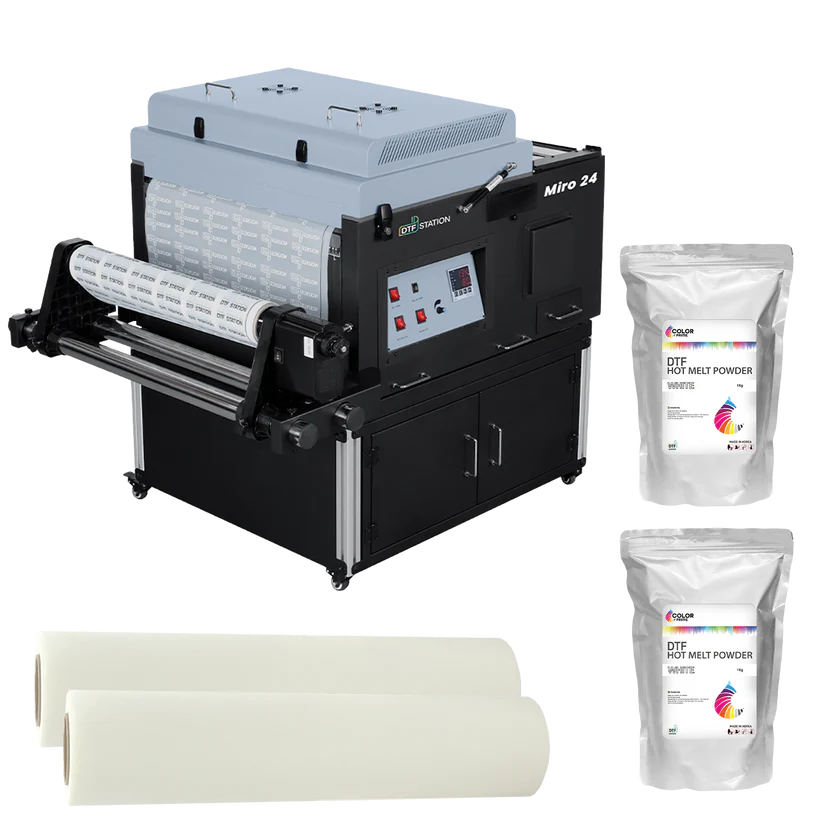 DTF Station Miro 24 DTF Powder Shaker and Dryer; 24" width.