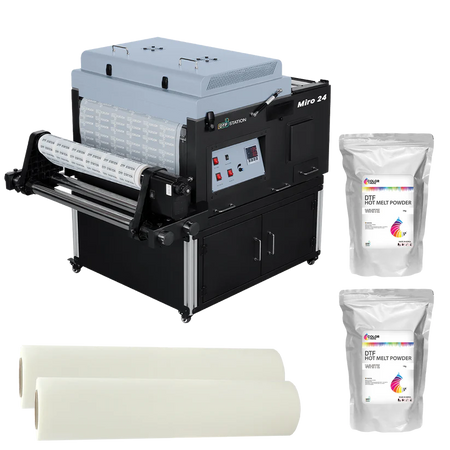 DTF Station Miro 24 DTF Powder Shaker and Dryer; 24" width.