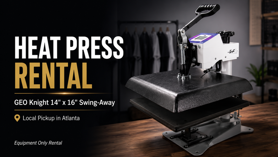 GEO Knight 14" x 16" Heat Press Rental – Local Pickup Only