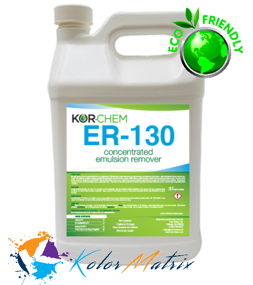 Korchem ER130 Conc 30:1 Emulsion Remover - Gallon