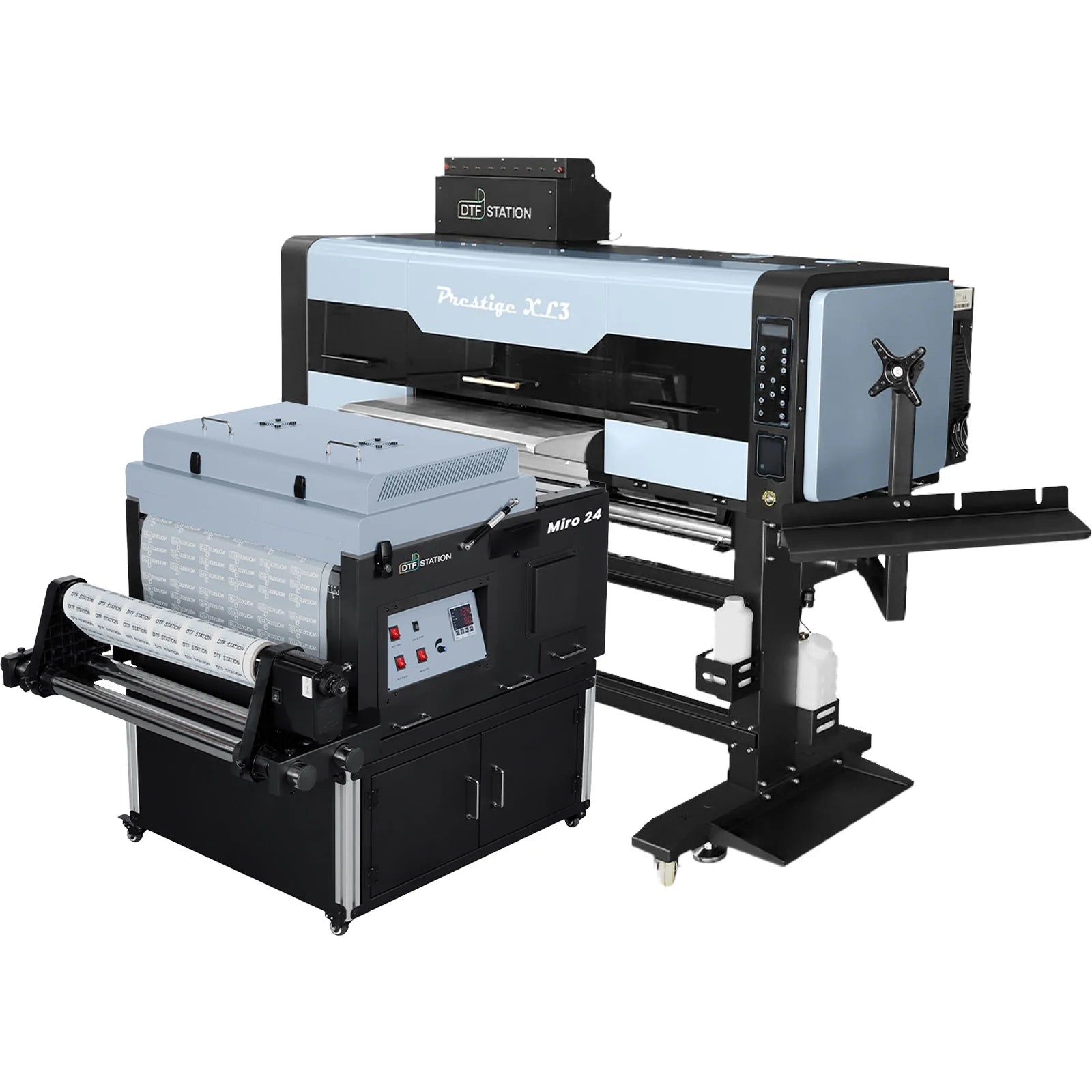 DTF Station Prestige XL3 DTF Printer & Packages - 9 Color prints at 350 to 550 shirts per day.