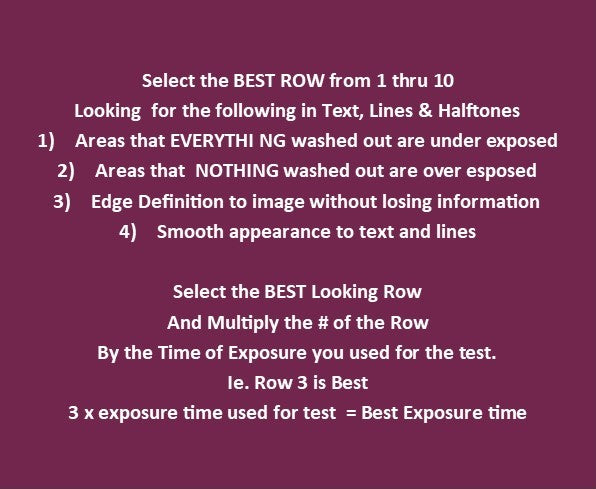 FREE Screen Print Exposure Calculator – kolormatrix