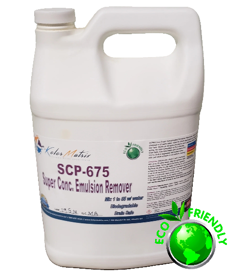 SCP675 Super Concentrated Emulsion Remover - Fast & Effective | kolormatrix