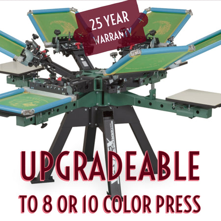 V2000 4 Station / 6 Color Premium Grade Manual Press 