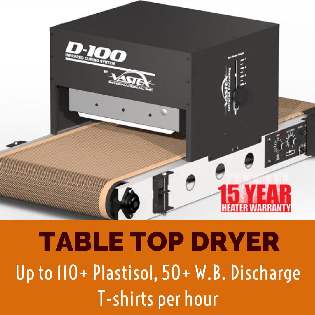 D100 18" by 46" Compact Dryer- IN STOCK!.