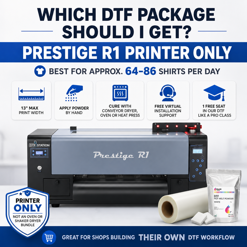 Prestige R1 DTF Printer Only – 13" DTF Printer