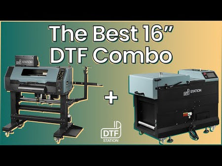 DTF Station Prestige L2 DTF 16" Printer & Packages - Business producing 320 to 480 shirts per day.