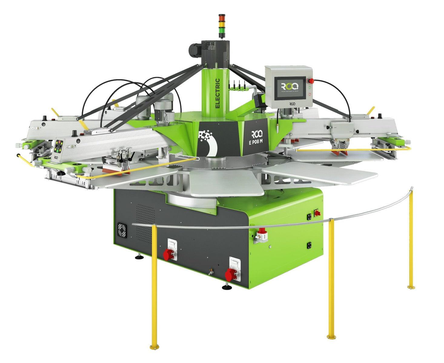 ROQ E Electric Automatic Screenprint Press – kolormatrix
