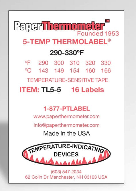 Ink Temperature Strip - 16 pack