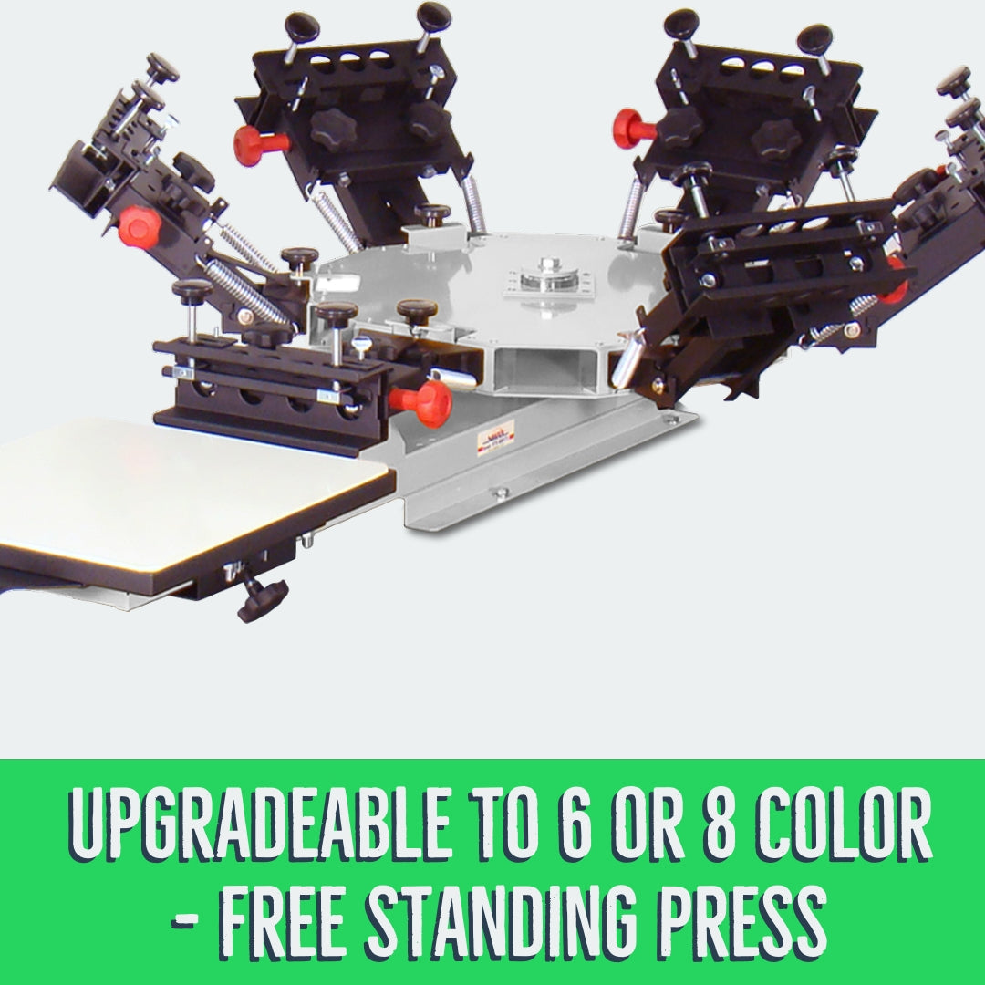 V1000 1 Station / 6 color Manual Press